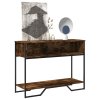 Konzolový stolek kouřový dub 100x35x74,5 cm kompozitní dřevo 848531