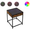 Konferenční stolek s Infinity LED kouřový dub 40 x 40 x 51 cm 847674