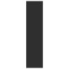 Šatní skříň černá 30 x 50 x 200 cm kompozitní dřevo 3307775