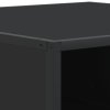 Konferenční stolek černý 60,5x60,5x30 cm kompozitní dřevo a kov 848764