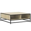 Konferenční stolek dub sonoma 80 x 80 x 30 cm kompozit a kov 848770