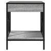 Konferenční stolek s Infinity LED šedý sonoma 40 x 40 x 49 cm 847695