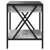 Konferenční stolek s Infinity LED šedý sonoma 40 x 40 x 49 cm 847695