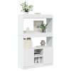 Skříň highboard bílá 92 x 33 x 140 cm kompozitní dřevo 3309609