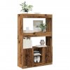 Skříň highboard old wood 92 x 33 x 140 cm kompozitní dřevo 3309616