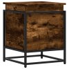 Úložný box s víkem kouřový dub 40x40x51,5 cm kompozitní dřevo 848791