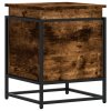 Úložný box s víkem kouřový dub 40x40x51,5 cm kompozitní dřevo 848791