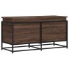 Úložný box s víkem hnědý dub 100x40x51,5 cm kompozitní dřevo 848808