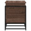 Úložný box s víkem hnědý dub 80 x 40 x 51,5 cm kompozitní dřevo 848803