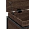 Úložný box s víkem hnědý dub 80 x 40 x 51,5 cm kompozitní dřevo 848803