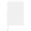 Nástěnné noční stolky s LED osvětlením 2 ks bílé 3307976