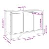 Koupelnová skříňka pod umyvadlo hnědý dub 91x35x60 cm kompozit 848663
