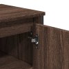 Koupelnová skříňka pod umyvadlo hnědý dub 91x35x60 cm kompozit 848663