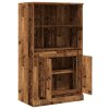Skříň highboard old wood 60 x 35,5 x 103,5 kompozitní dřevo 857147