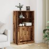 Skříň highboard old wood 60 x 35,5 x 103,5 kompozitní dřevo 857147