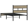 Rám postele bez matrace dub sonoma 90 x 200 cm kompozitní dřevo 4017247