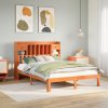 Postel s knihovnou bez matrace 140 x 200 cm masivní borovice 3322619