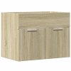Skříňka pod umyvadlo dub sonoma 60 x 38,5 x 46 cm dřevotříska 856207