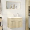 Skříňka pod umyvadlo dub sonoma 60 x 38,5 x 46 cm dřevotříska 856207