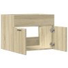 Skříňka pod umyvadlo dub sonoma 60 x 38,5 x 46 cm dřevotříska 856207
