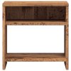 Noční stolek old wood 40 x 30 x 40 cm kompozitní dřevo 855762