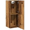 Koupelnová závěsná skříňka old wood 30 x 30 x 80 cm kompozit 856218