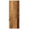 Koupelnová závěsná skříňka old wood 30 x 30 x 80 cm kompozit 856218