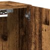 Koupelnová závěsná skříňka old wood 30 x 30 x 80 cm kompozit 856218