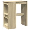 Barový stůl s regály dub sonoma 90 x 47,5 x 103,5 cm kompozit 854339
