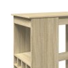 Barový stůl s regály dub sonoma 90 x 47,5 x 103,5 cm kompozit 854339