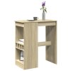 Barový stůl s regály dub sonoma 90 x 47,5 x 103,5 cm kompozit 854339