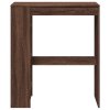 Barový stůl s regály hnědý dub 90 x 40 x 103,5 cm kompozit 854379