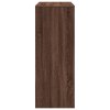 Barový stůl s regály hnědý dub 90 x 40 x 103,5 cm kompozit 854379