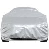 Autopotah pro sedan s popruhy na přezky celý stříbrný XXL PEVA 4008954