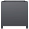 Zahradní truhlík antracitový 50 x 50 x 50 cm ocel 851215