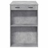 Barový stůl betonově šedý 102 x 70 x 103,5 cm kompozitní dřevo 3309324