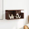 Nástěnná skříňka 60 x 20 x 30 cm hnědý dub kompozitní dřevo 854829