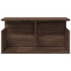 Nástěnná skříňka 60 x 20 x 30 cm hnědý dub kompozitní dřevo 854829
