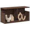 Nástěnná skříňka 60 x 20 x 30 cm hnědý dub kompozitní dřevo 854829