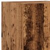 TV skříňka s LED osvětlením old wood 30,5 x 30 x 102 cm 857676