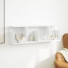 Nástěnná skříňka 100 x 20 x 30 cm bílá kompozitní dřevo 854841