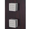 Sprchový panel set sklo hnědý 142374