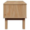Lavice do předsíně OTTA 80 x 40 x 45 cm masivní borovice 4013462