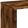 Knihovna/dělící stěna kouřový dub 102x29x103,5 cm kompozit 858043