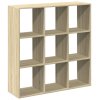 Knihovna/dělící stěna dub sonoma 102x29x103,5 cm kompozit 858041