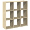 Knihovna/dělící stěna dub sonoma 102x29x103,5 cm kompozit 858041