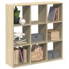 Knihovna/dělící stěna dub sonoma 102x29x103,5 cm kompozit 858041