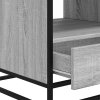 Konferenční stolek šedý sonoma 100 x 50 x 45 cm kompozit a kov 848787