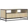 Konferenční stolek dub sonoma 100 x 50 x 45 cm kompozit a kov 848785