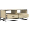 Konferenční stolek dub sonoma 100 x 50 x 45 cm kompozit a kov 848785